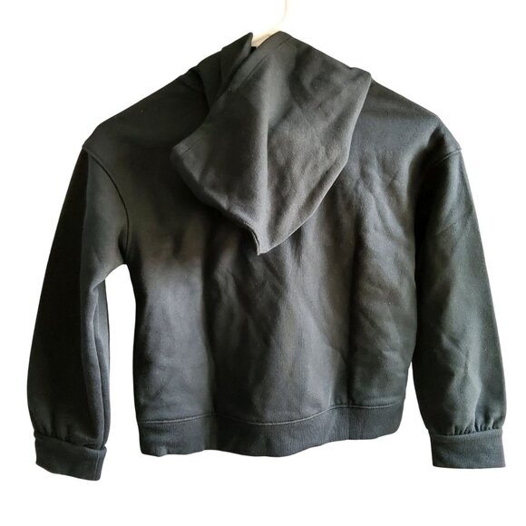 Cat & Jack Ribbed cuffs and hem Starry Night Hoodie Sweatshirt S (6/7) Black - Picture 2 of 5